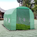 Outsunny 15x6.6x6.6ft Walk-in Dome Greenhouse Plant Seed Warm House