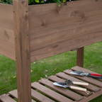 Outsunny 49'' x 21'' x 29'' Wooden Raised Garden Plant Stand Tall