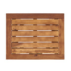 Selma Acacia Wood Outdoor Accent Side Table