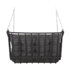 Arruda Outdoor Wicker Porch Swing with Cushions