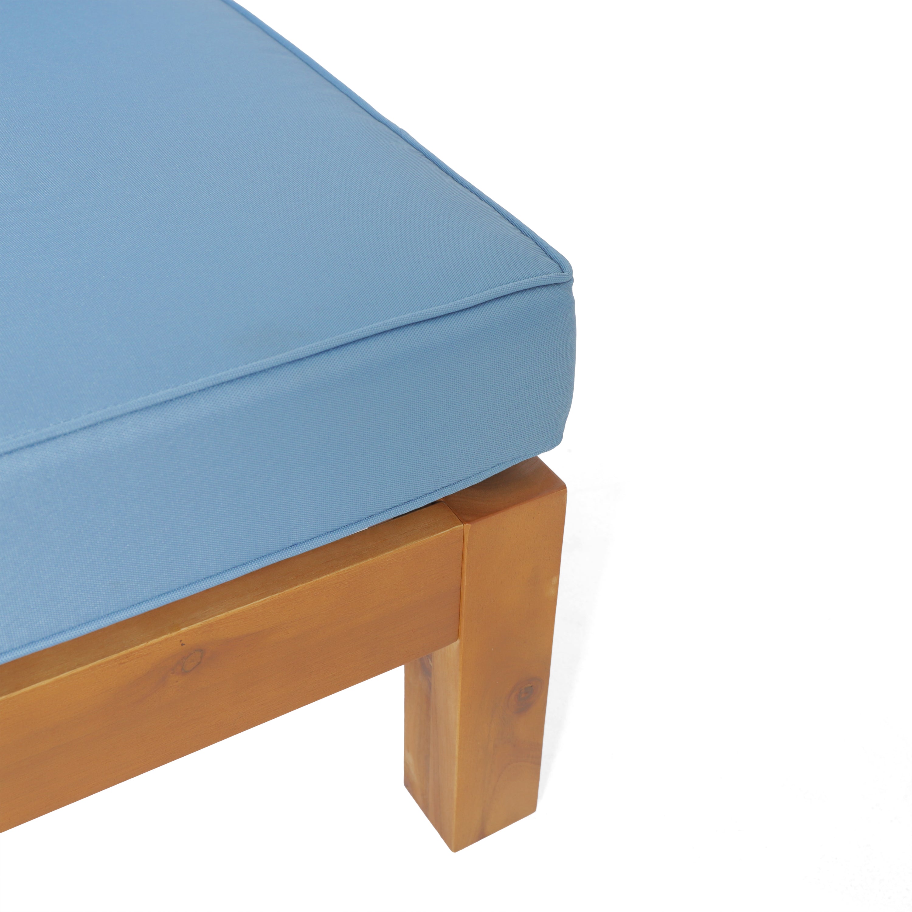 Brava Outdoor X-Back Corner Bench with Coffee Table
