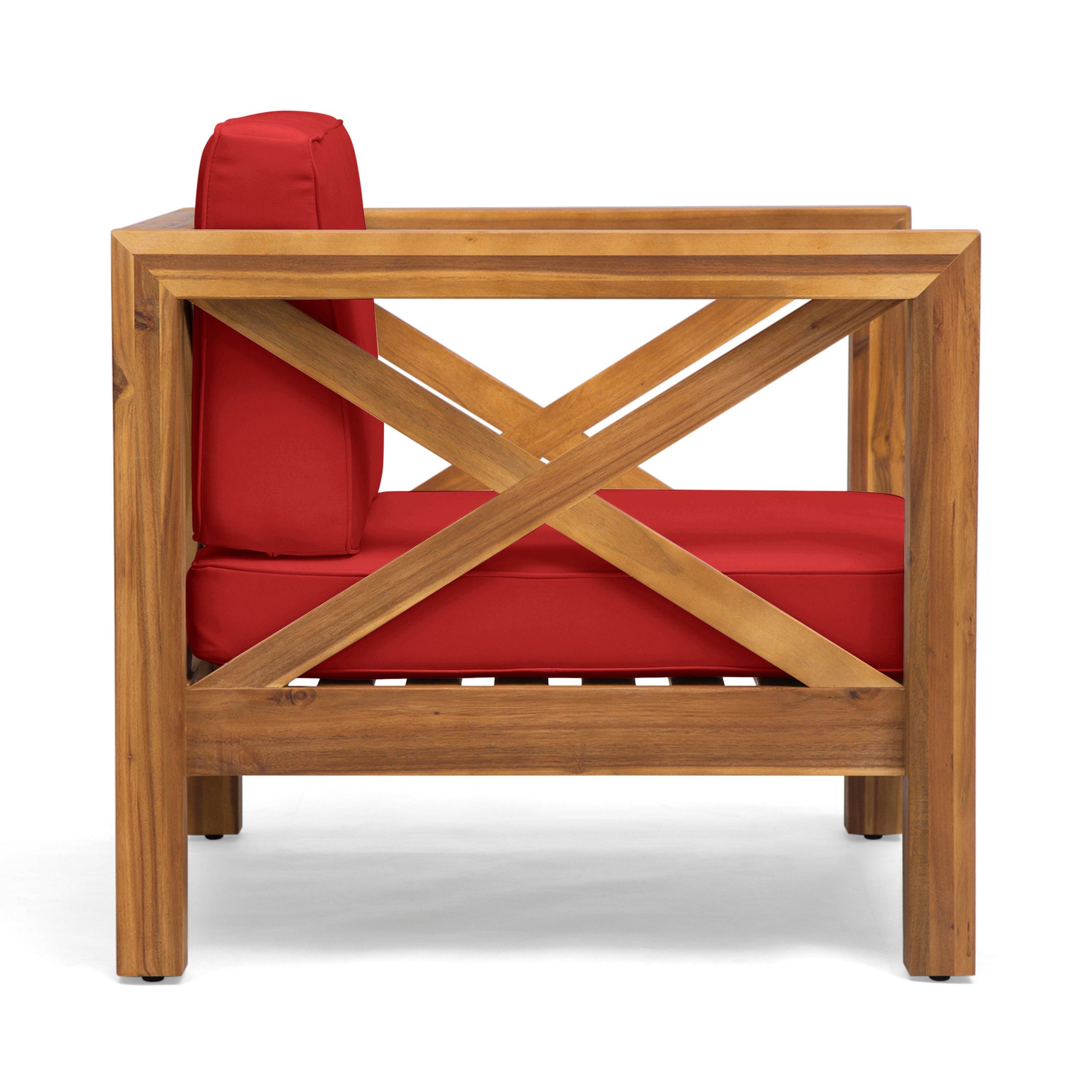 Brava Outdoor Club Chair with Water-Resistant Cushions