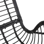 Arruda Outdoor Wicker Porch Swing with Cushions
