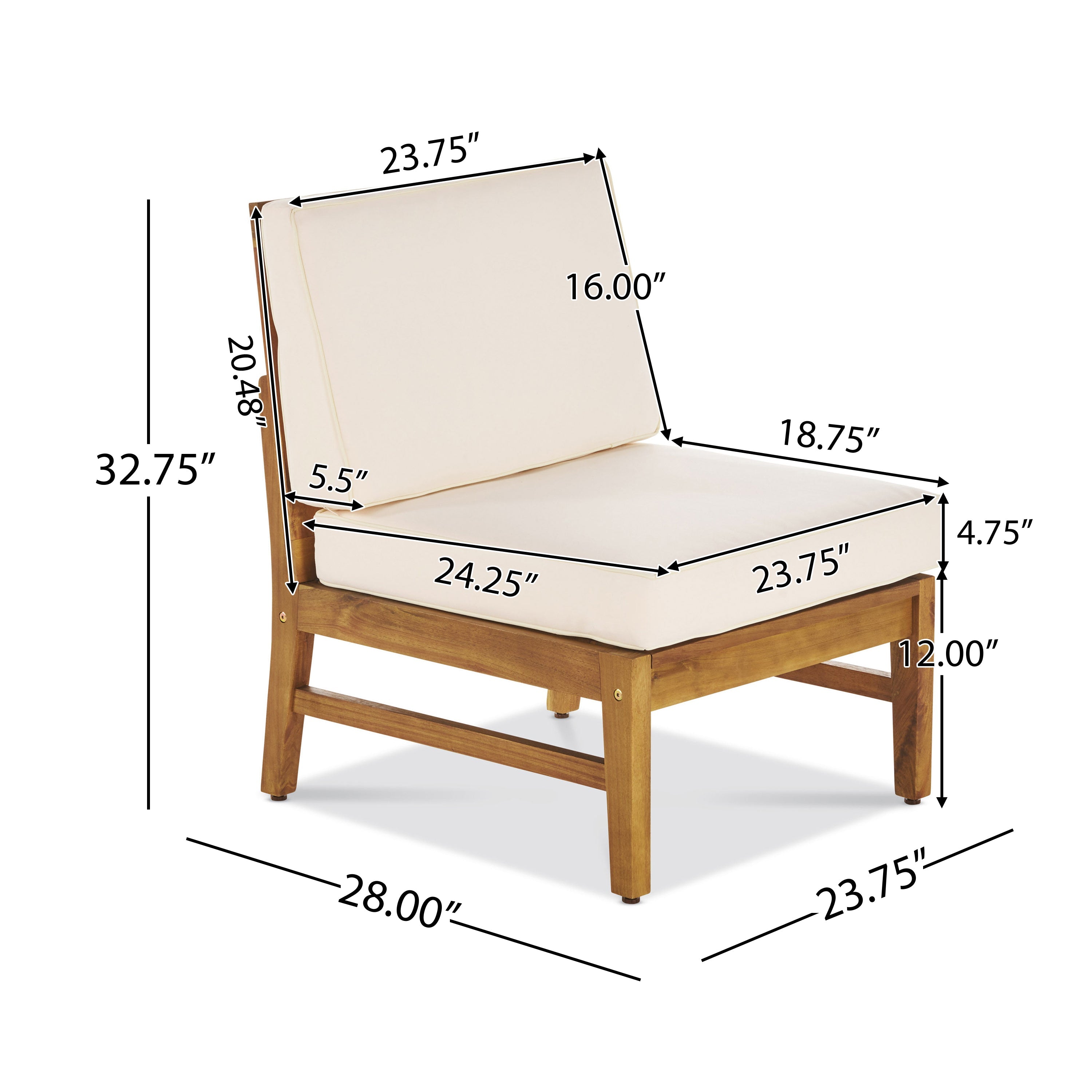 Perla Outdoor L-Shape Sectional Sofa
