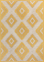 Lior Geometric Moroccan Diamond Indoor/Outdoor Runner Rug