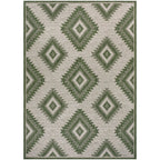 Lior Geometric Moroccan Diamond Indoor/Outdoor Runner Rug