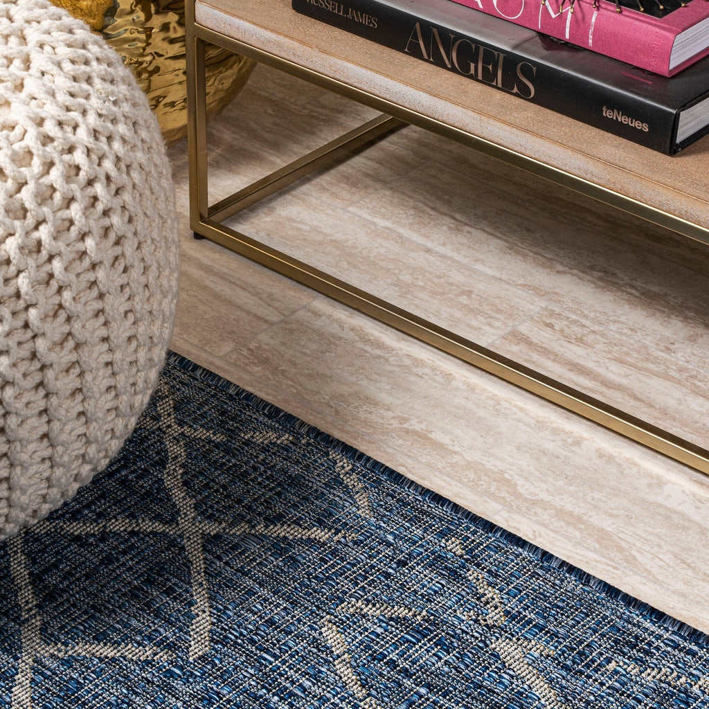 Madaba Moroccan Trellis Indoor/Outdoor Runner Rug