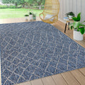 Madaba Moroccan Trellis Indoor/Outdoor Runner Rug