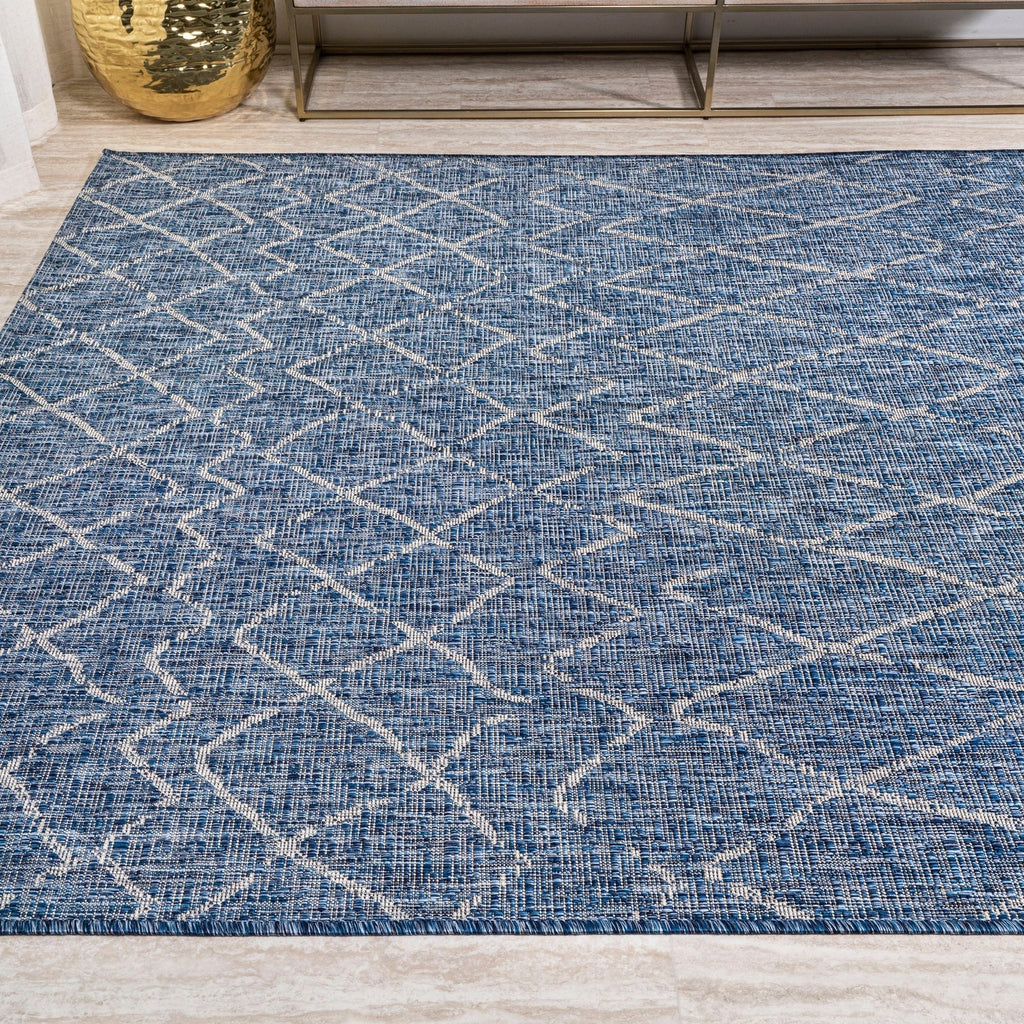 Madaba Moroccan Trellis Indoor/Outdoor Runner Rug