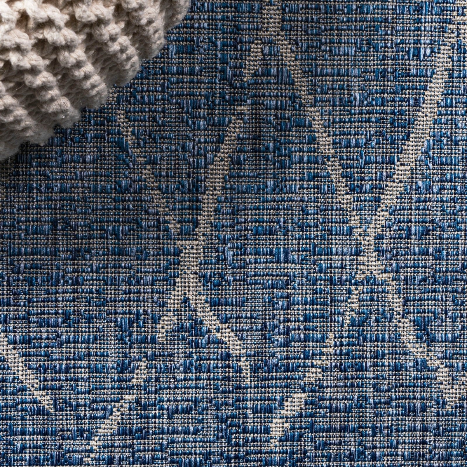 Madaba Moroccan Trellis Indoor/Outdoor Runner Rug