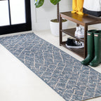 Madaba Moroccan Trellis Indoor/Outdoor Runner Rug