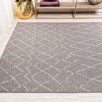 Madaba Moroccan Trellis Indoor/Outdoor Runner Rug