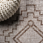 Marokko Diamond Tribal Medallion Indoor/Outdoor Runner Rug