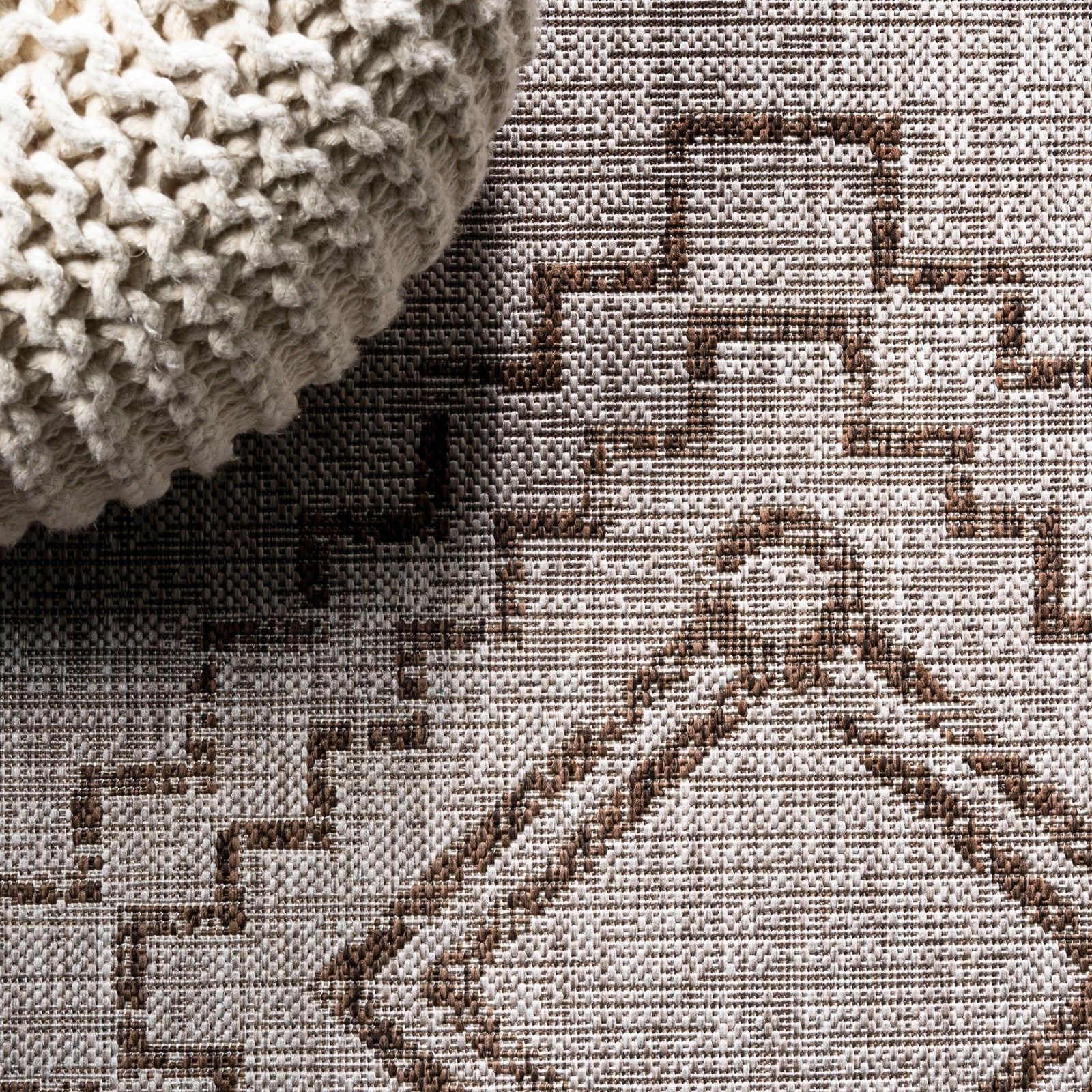 Marokko Diamond Tribal Medallion Indoor/Outdoor Runner Rug