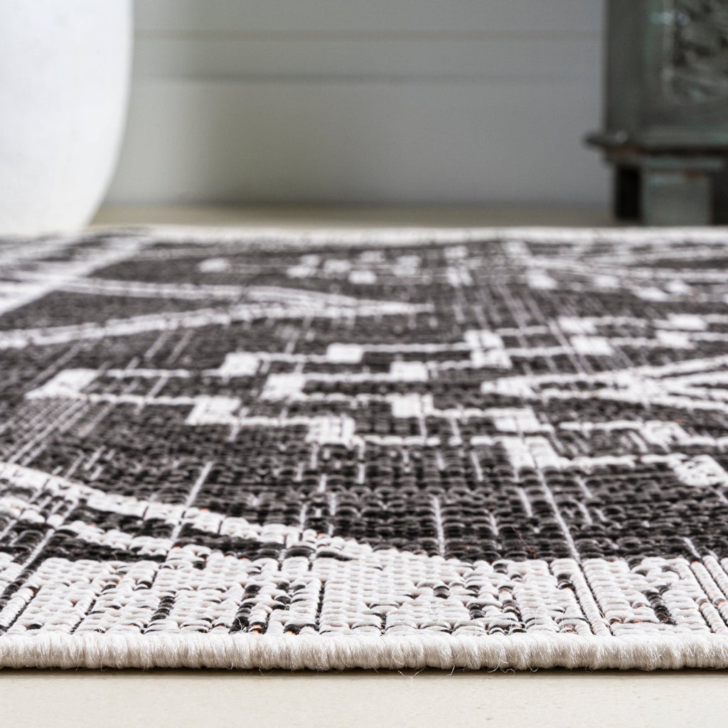 Marokko Diamond Tribal Medallion Indoor/Outdoor Runner Rug