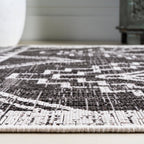 Marokko Diamond Tribal Medallion Indoor/Outdoor Runner Rug