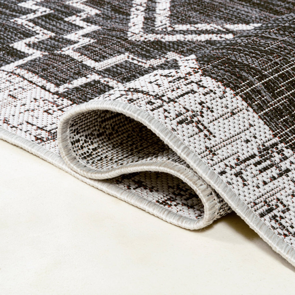 Marokko Diamond Tribal Medallion Indoor/Outdoor Runner Rug