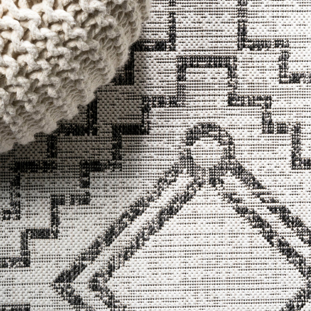 Marokko Diamond Tribal Medallion Indoor/Outdoor Runner Rug