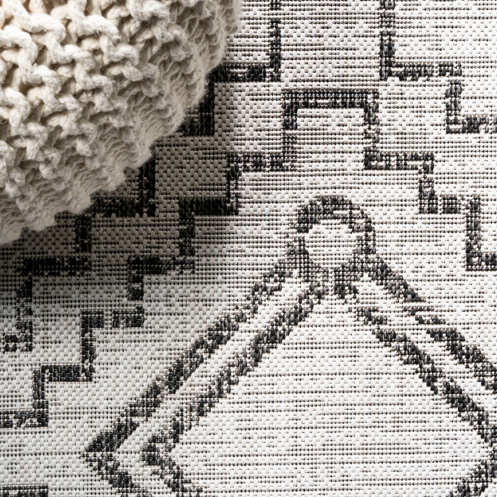 Marokko Diamond Tribal Medallion Indoor/Outdoor Runner Rug