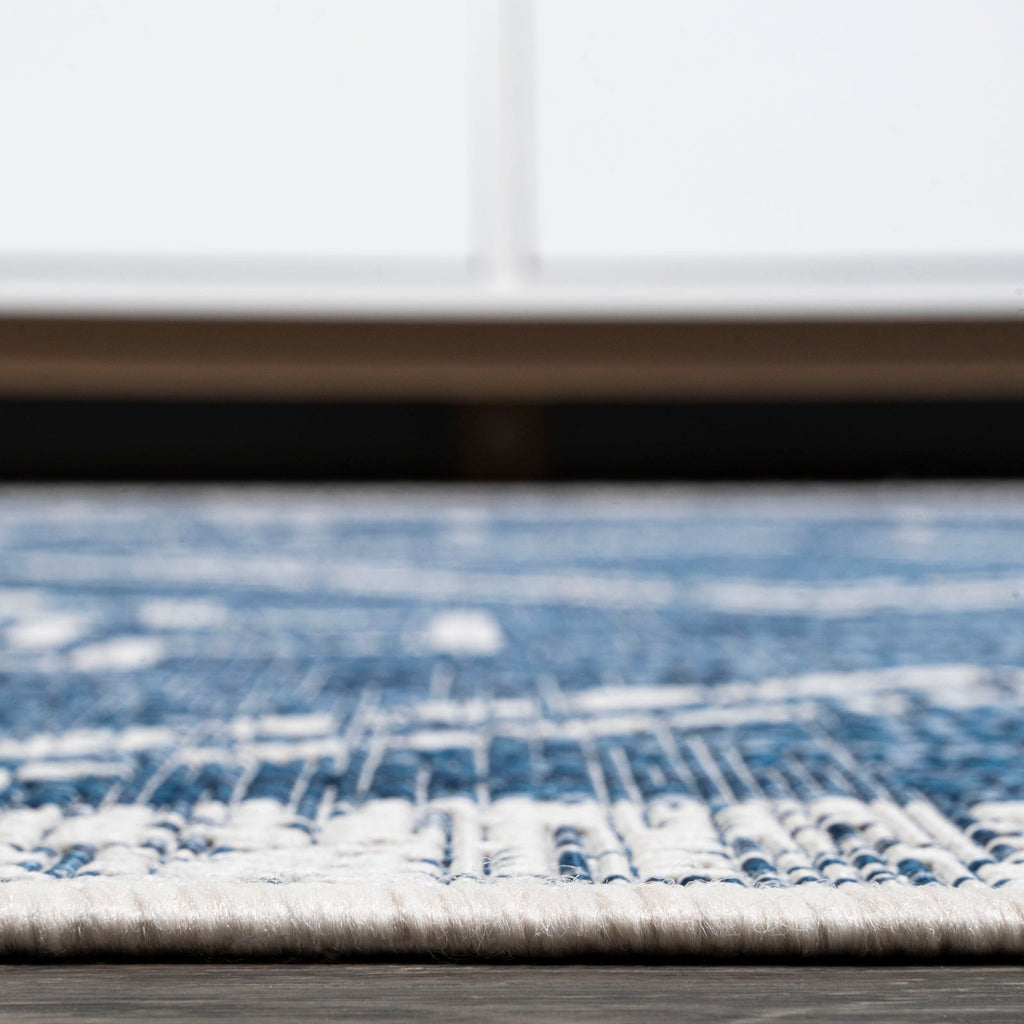 Marokko Diamond Tribal Medallion Indoor/Outdoor Runner Rug