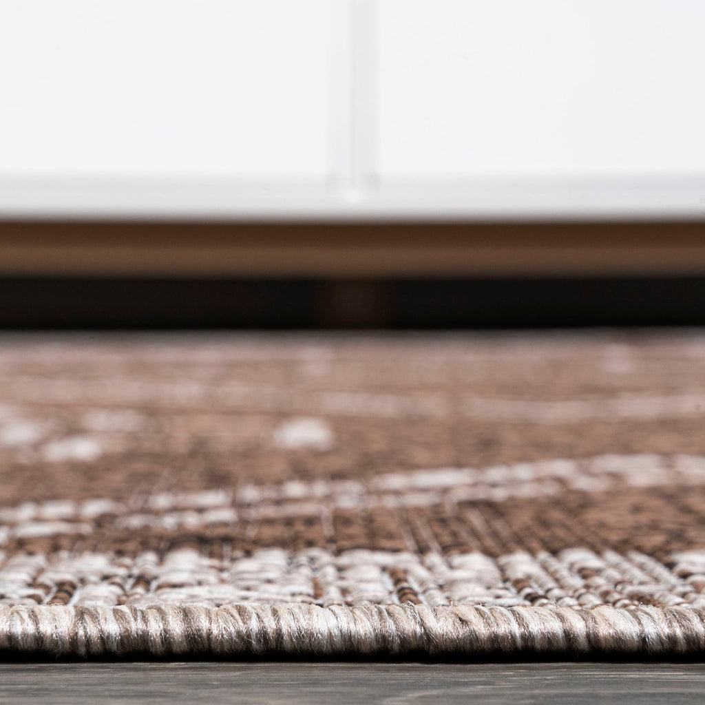 Marokko Diamond Tribal Medallion Indoor/Outdoor Runner Rug
