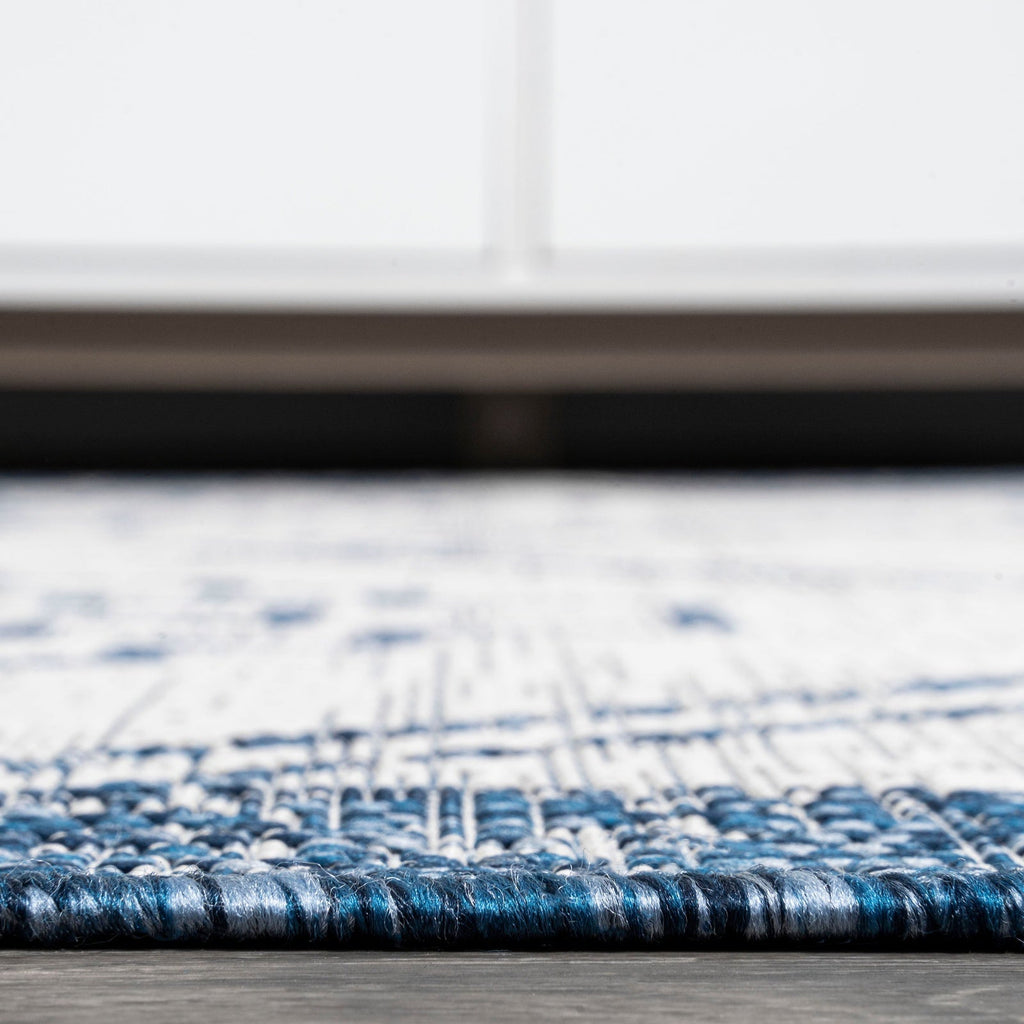 Marokko Diamond Tribal Medallion Indoor/Outdoor Runner Rug