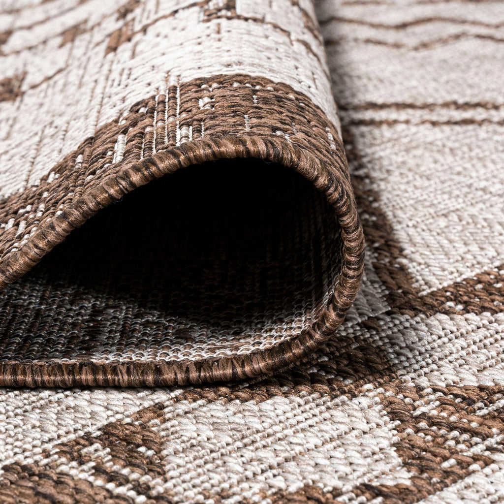 Marokko Diamond Tribal Medallion Indoor/Outdoor Runner Rug