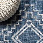 Marokko Diamond Tribal Medallion Indoor/Outdoor Runner Rug