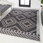 Marokko Diamond Tribal Medallion Indoor/Outdoor Runner Rug