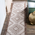Marokko Diamond Tribal Medallion Indoor/Outdoor Runner Rug