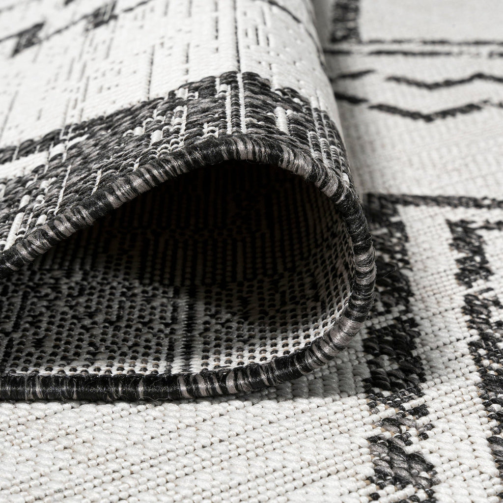 Marokko Diamond Tribal Medallion Indoor/Outdoor Runner Rug