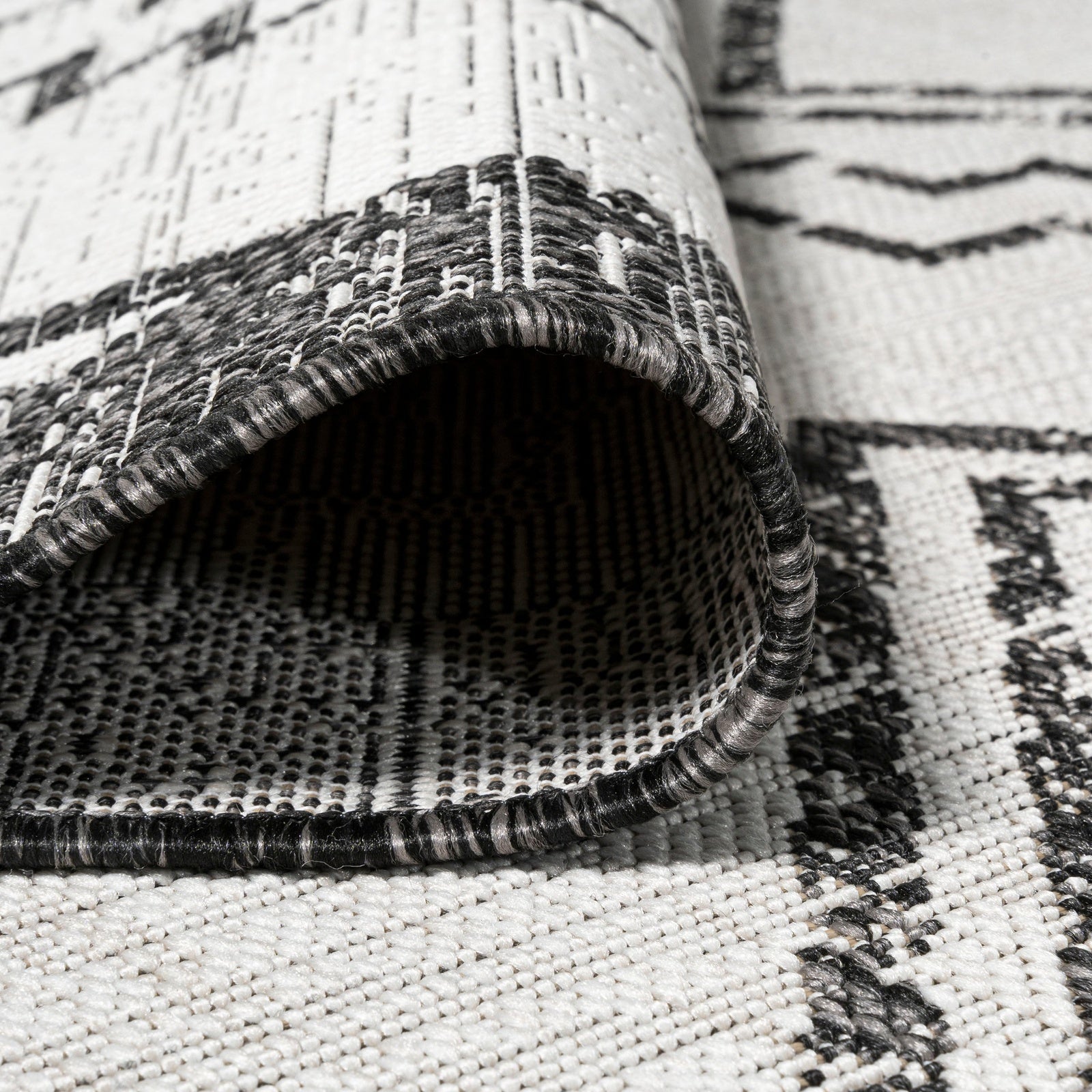 Marokko Diamond Tribal Medallion Indoor/Outdoor Runner Rug