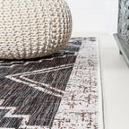 Marokko Diamond Tribal Medallion Indoor/Outdoor Runner Rug