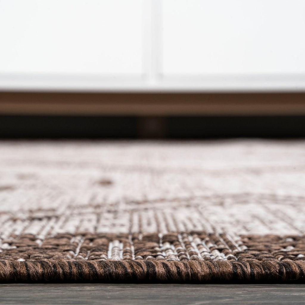Marokko Diamond Tribal Medallion Indoor/Outdoor Runner Rug