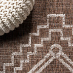 Marokko Diamond Tribal Medallion Indoor/Outdoor Runner Rug