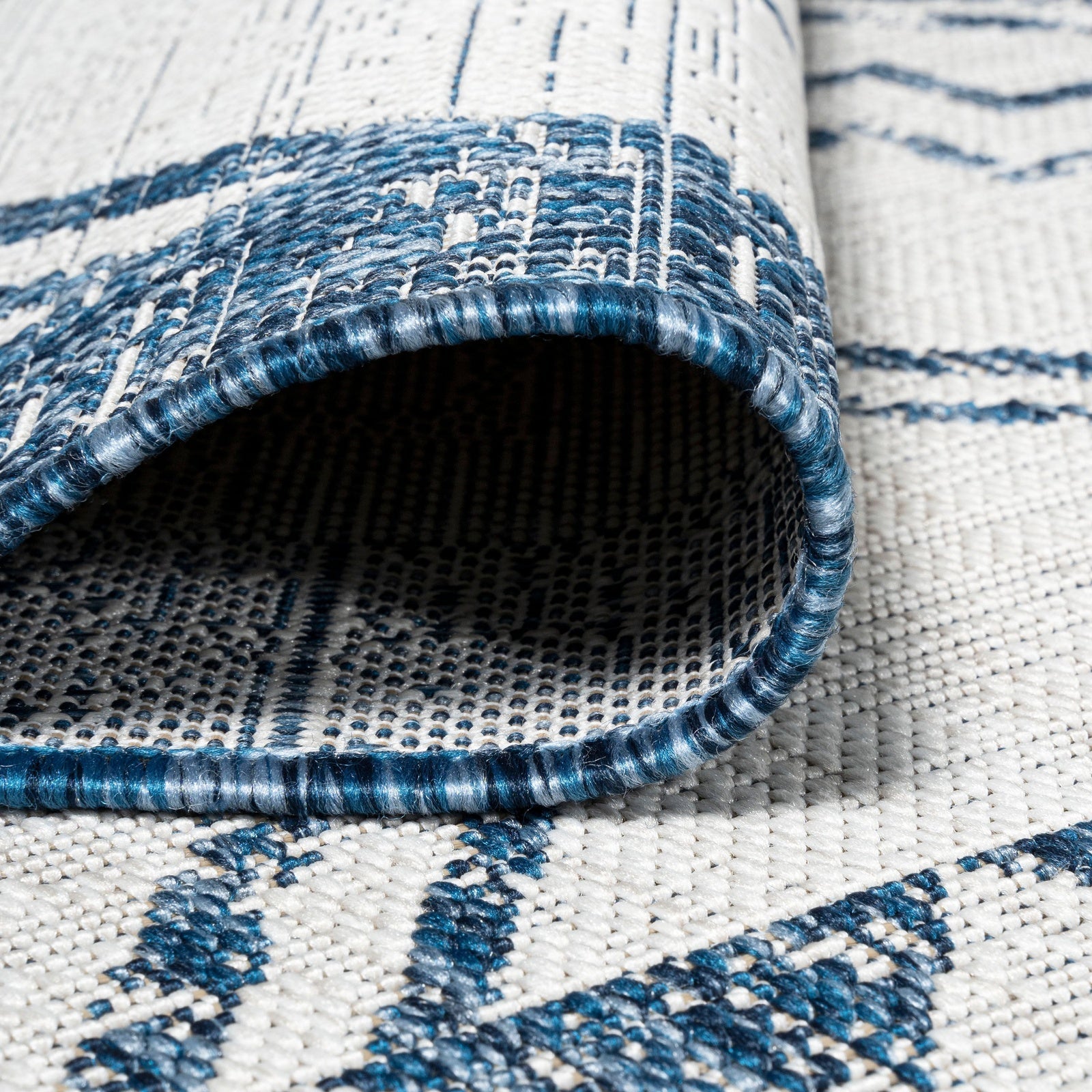 Marokko Diamond Tribal Medallion Indoor/Outdoor Runner Rug