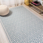 Marvao Diamond Trellis Indoor/Outdoor Runner Rug