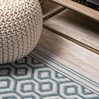 Marvao Diamond Trellis Indoor/Outdoor Runner Rug
