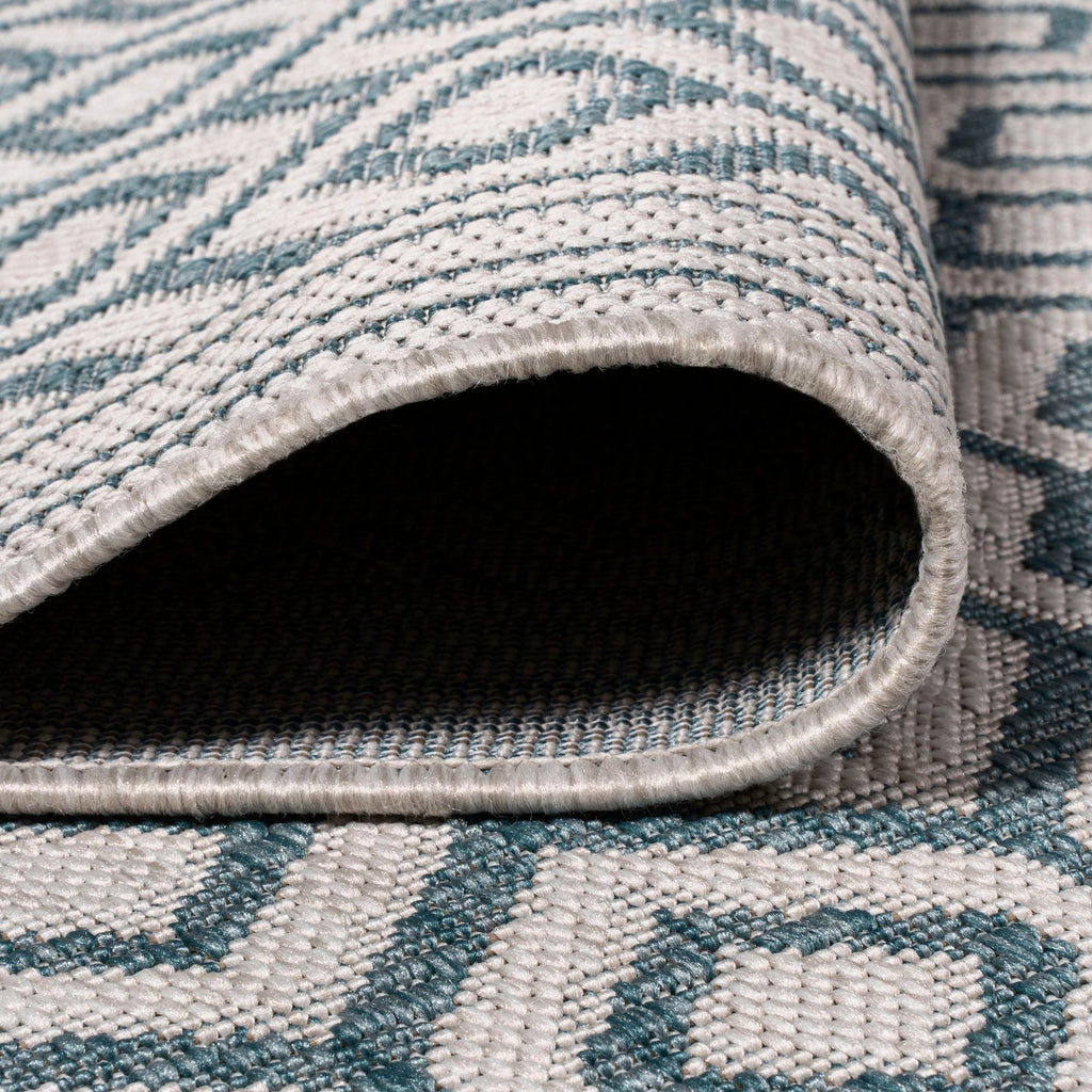 Marvao Diamond Trellis Indoor/Outdoor Runner Rug