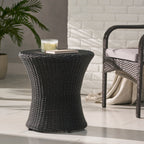 Thrive Hourglass Rattan Outdoor Side Table