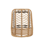 Sawtelle Outdoor Wicker Barstools, Set of 2