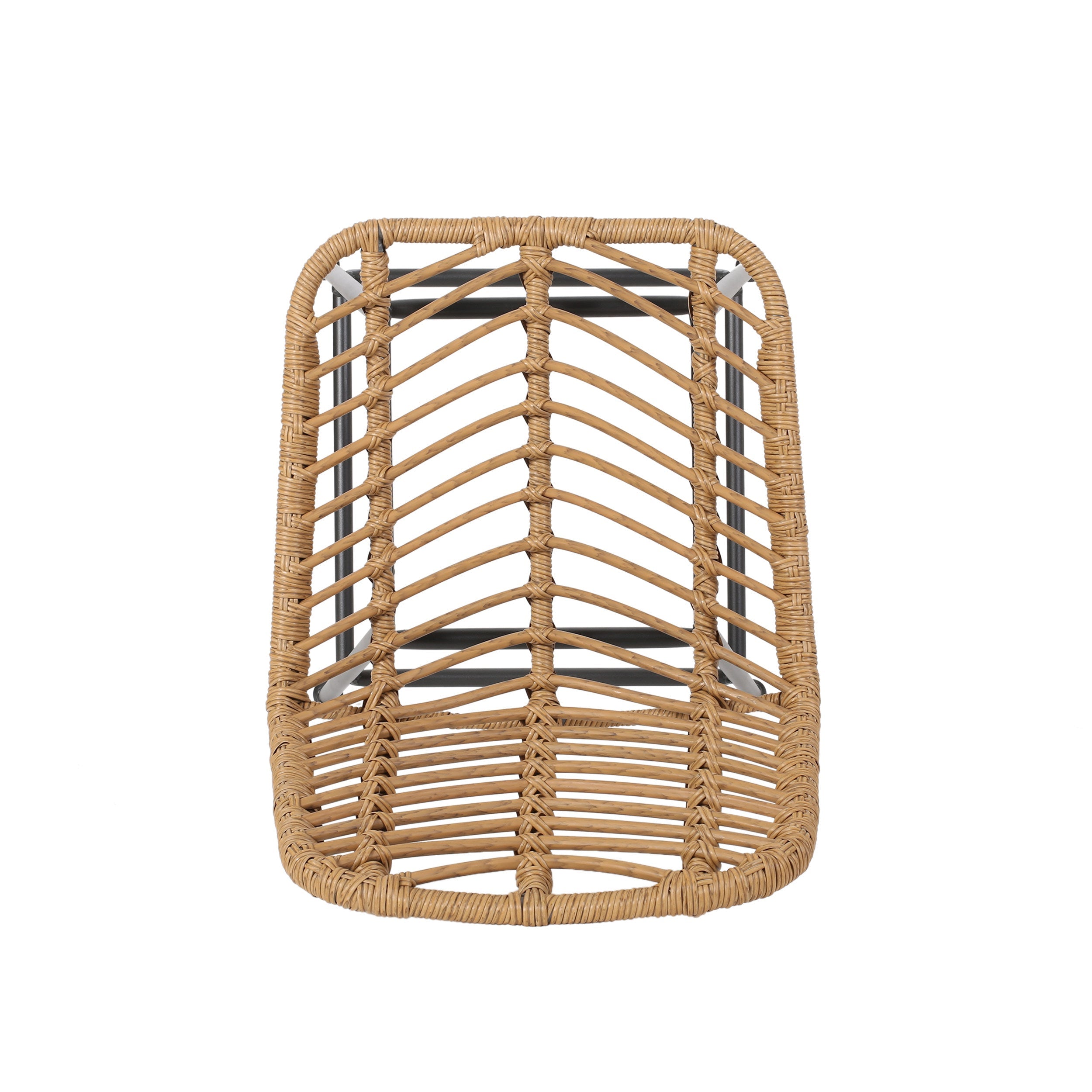 Sawtelle Outdoor Wicker Barstools, Set of 2
