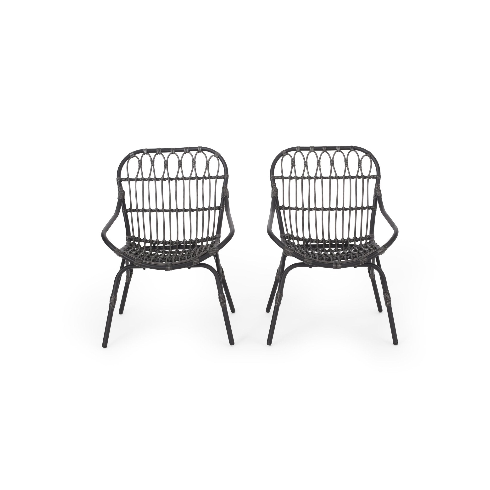 Monsoon Outdoor Accent Chair with Open Weave Design