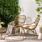 Monsoon Outdoor Accent Chair with Open Weave Design