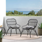 Monsoon Outdoor Accent Chair with Open Weave Design
