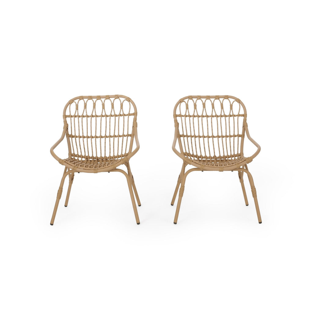 Monsoon Outdoor Accent Chair with Open Weave Design