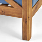 Brava Outdoor Club Chair with Water-Resistant Cushions