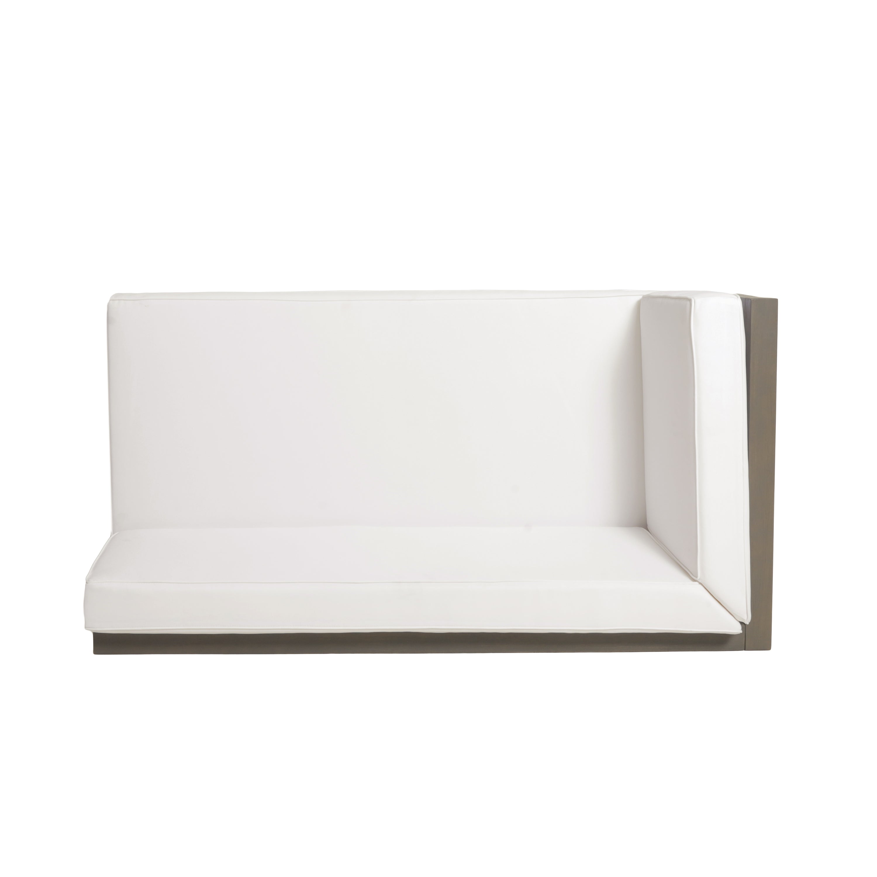 Brava Outdoor X-Back Corner Bench with Coffee Table