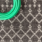 Ourika Moroccan Geometric Textured Weave Indoor/Outdoor Area Rug