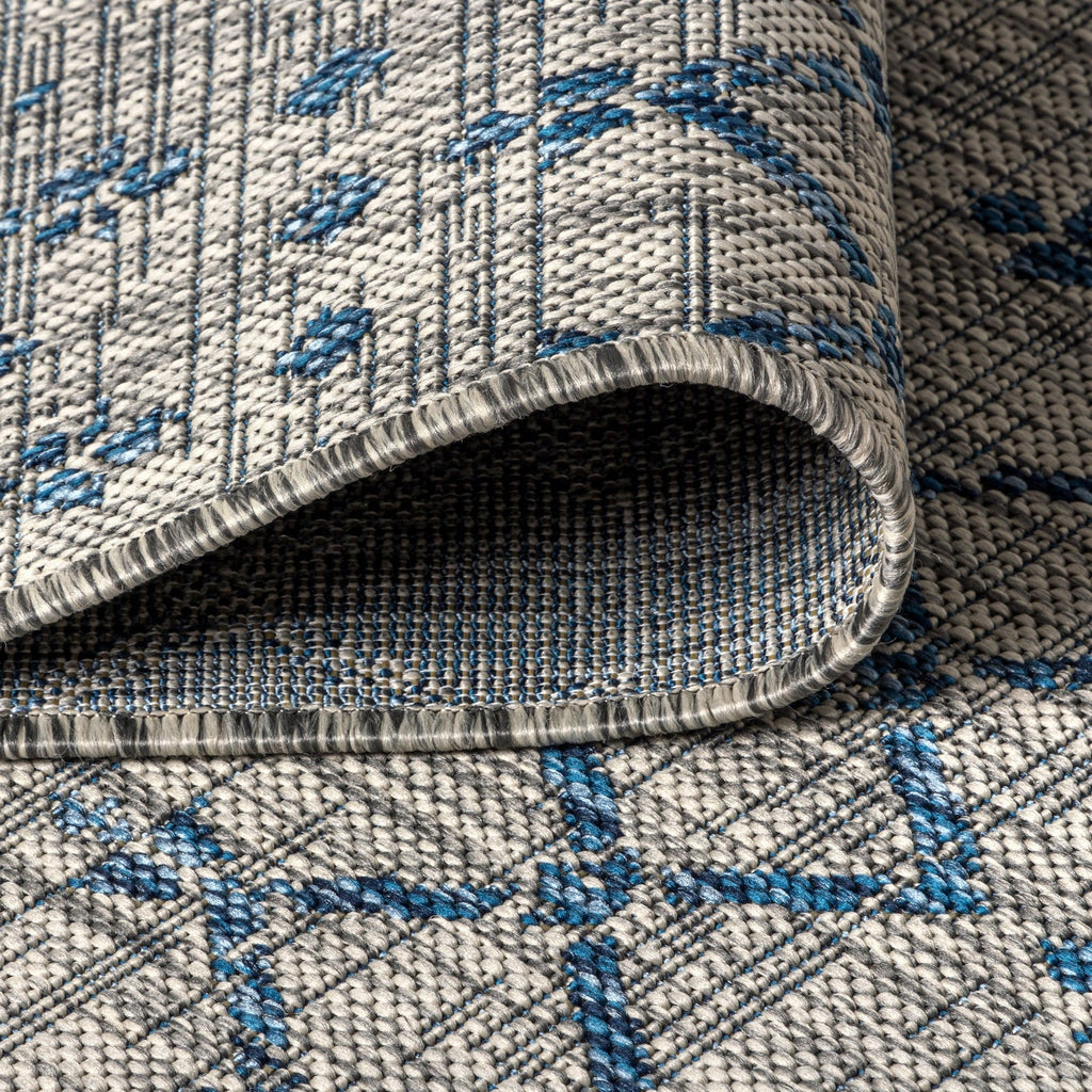 Ourika Moroccan Geometric Textured Weave Indoor/Outdoor Area Rug